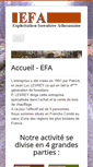 Mobile Screenshot of efa-sarl.fr